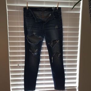 💎denim distressed jeans